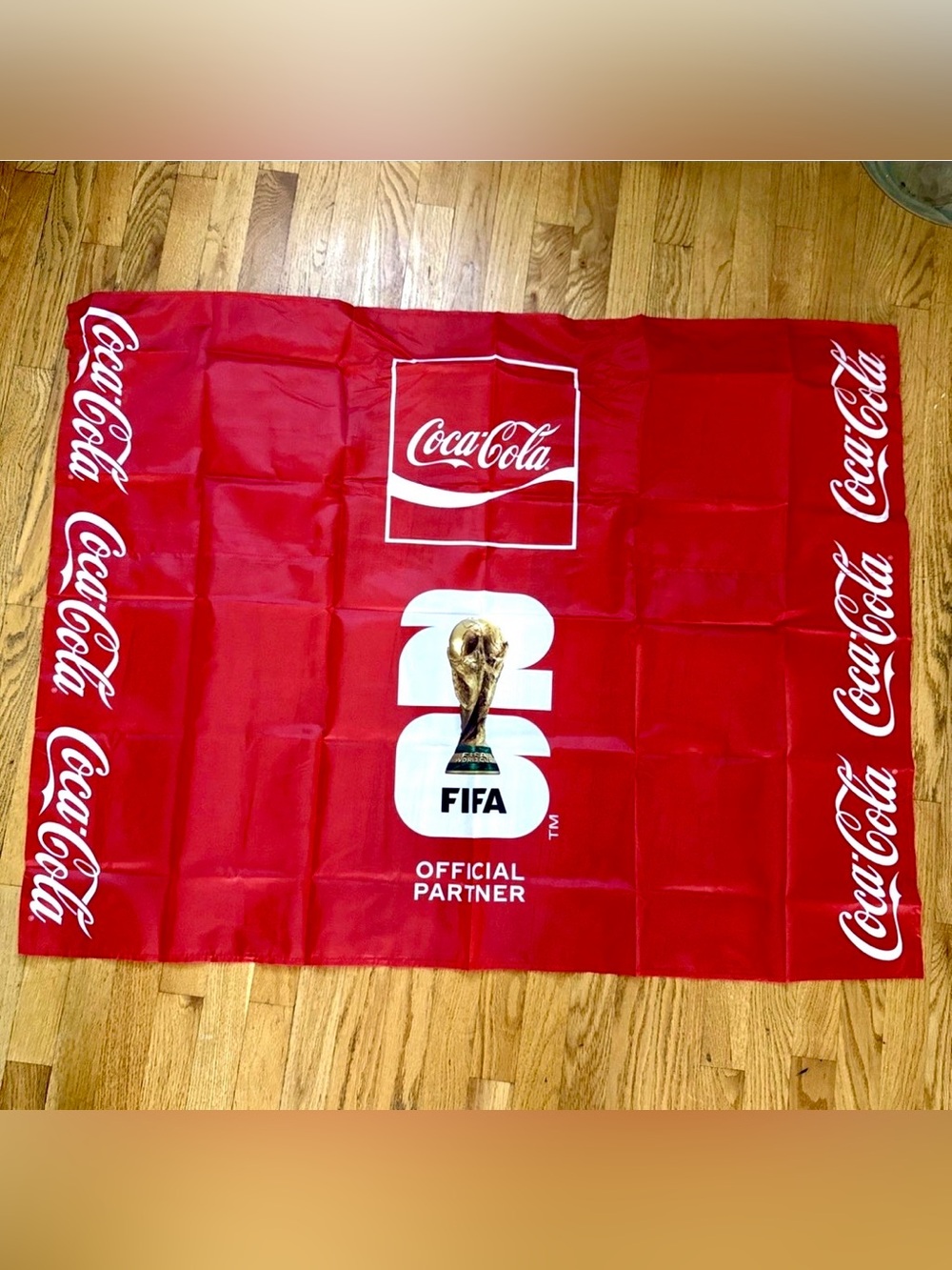 Official Coca-Cola FIFA World Cup
2026 promotional flag/cape.
